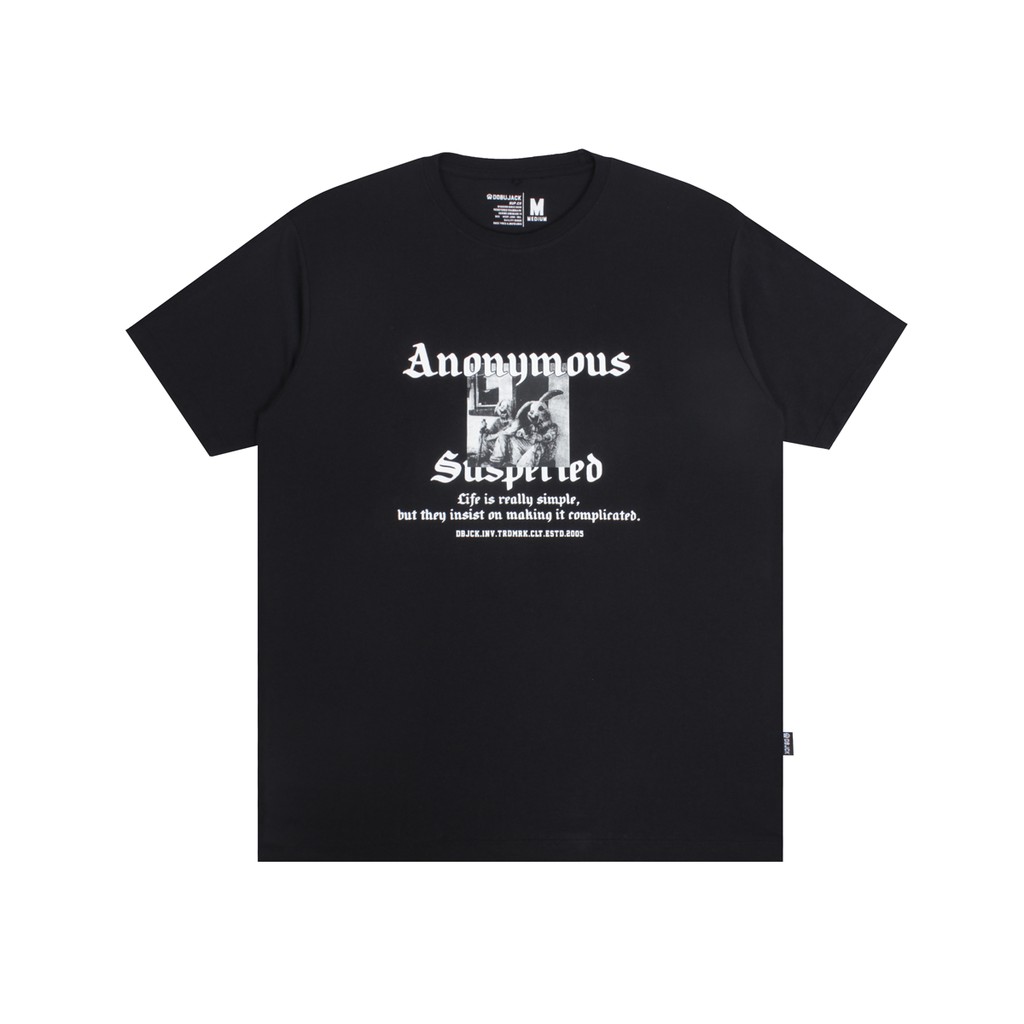 

Dobujack T-Shirt Anonymous Black Tees