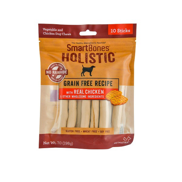 

SMARTBONES Dog Dental Chew Holistic Chicken Sticks 10pcs