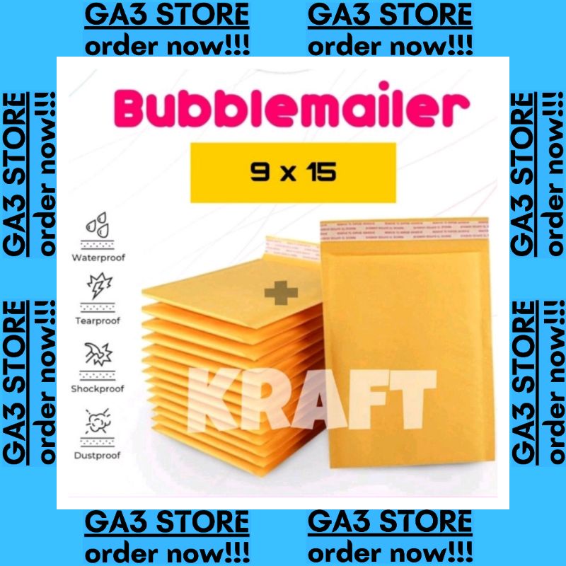 

Bubble Amplop Kraft UK 9 x 15 - Bubble Packing - Bubble Mailer