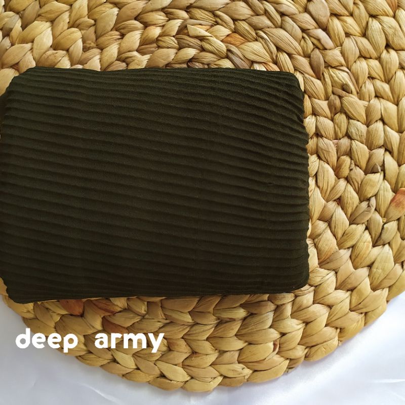 [PART1] UMAMA PLEATED SHAWL PASHMINA PLISKET / PRISKET CERUTY ARMANY-Deep army