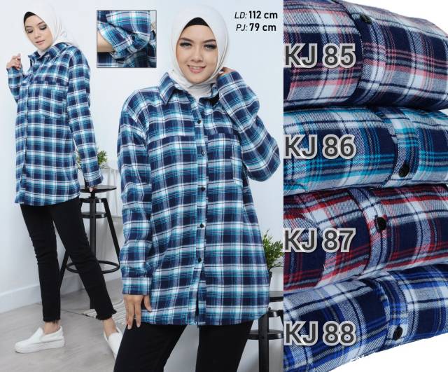 Kemeja flanel/kemeja flanel wanita/kemeja flanel jumbo/kemeja kotak/boyfriend shirt/hem kotak