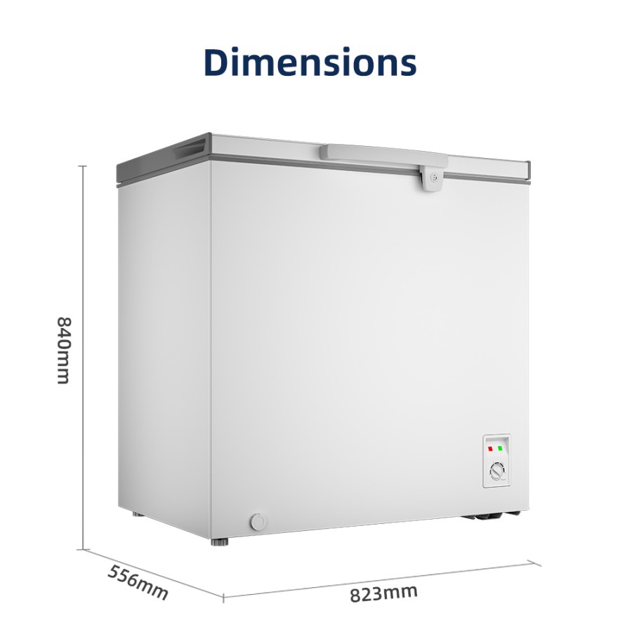 Chest Freezer Changhong 220 Liter FCF-266-DW FCF266DW FCF266