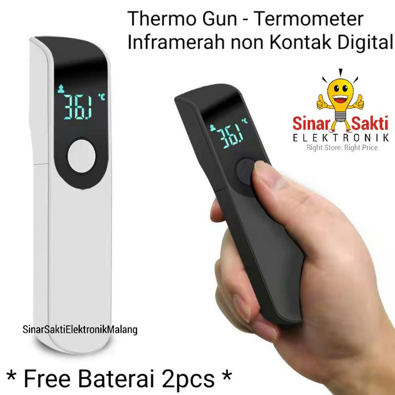 Thermo Gun / Termometer Inframerah Tembak Dahi Non Contact Infrared Digital Bayi Suhu Tubuh