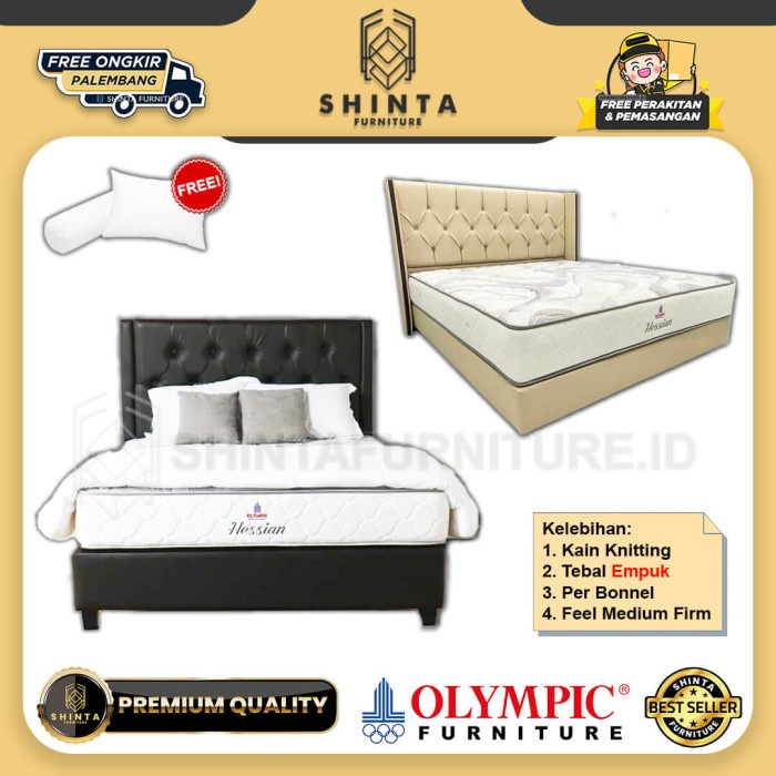 Olympic Springbed Hessian / Kasur Pegas Hessian Furniture Palembang - Matras Aja, 100x200