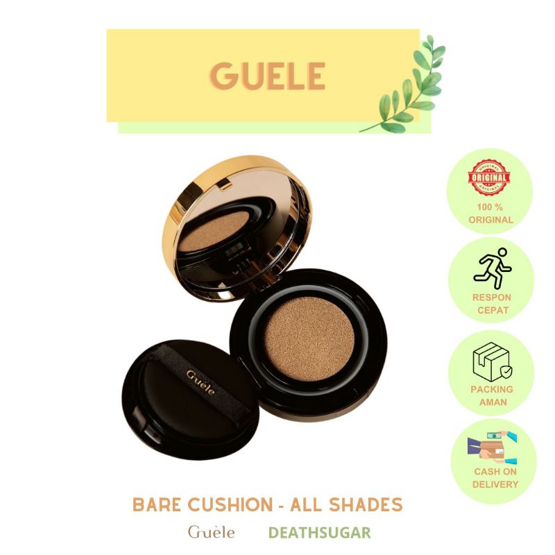 GUELE BARE CUSHION - SANDE / MARE / KAVE / AMBRE / LUMBRE (CUSHION/FOUNDATION/MAKE UP WAJAH/KOSMETIK