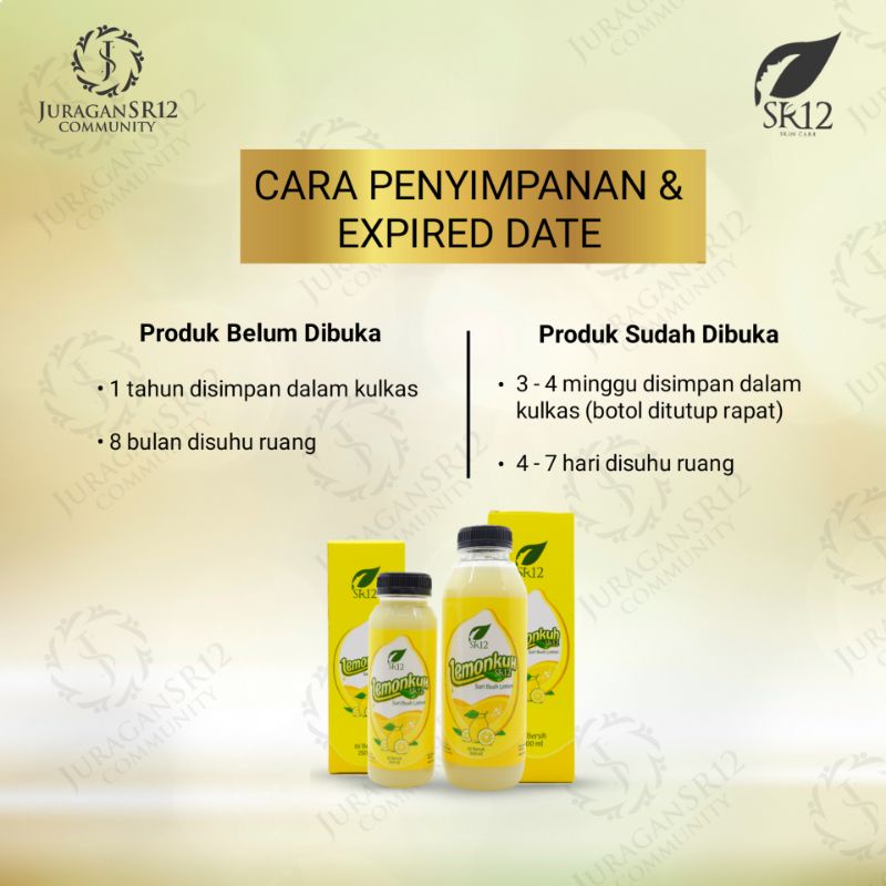 SR12 LEMONKUH / SARI LEMON ORIGINAL / MINUMAN NUTRISI DIET DETOX HERBAL PELANGSING ALAMI