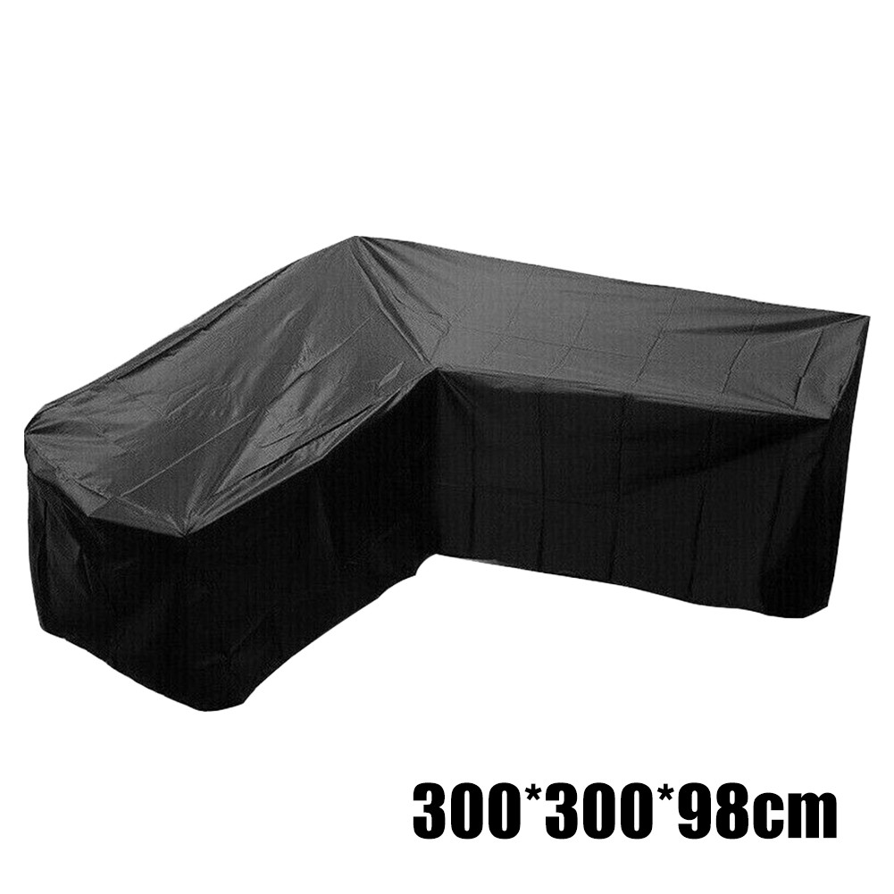 Home Waterproof Patio V Shape Outdoor Garden Bed Treatment Corner Furniture Cover Shopee Indonesia