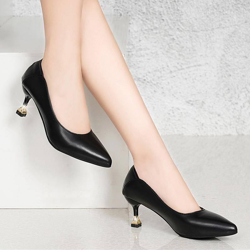 womens black dress shoes for work