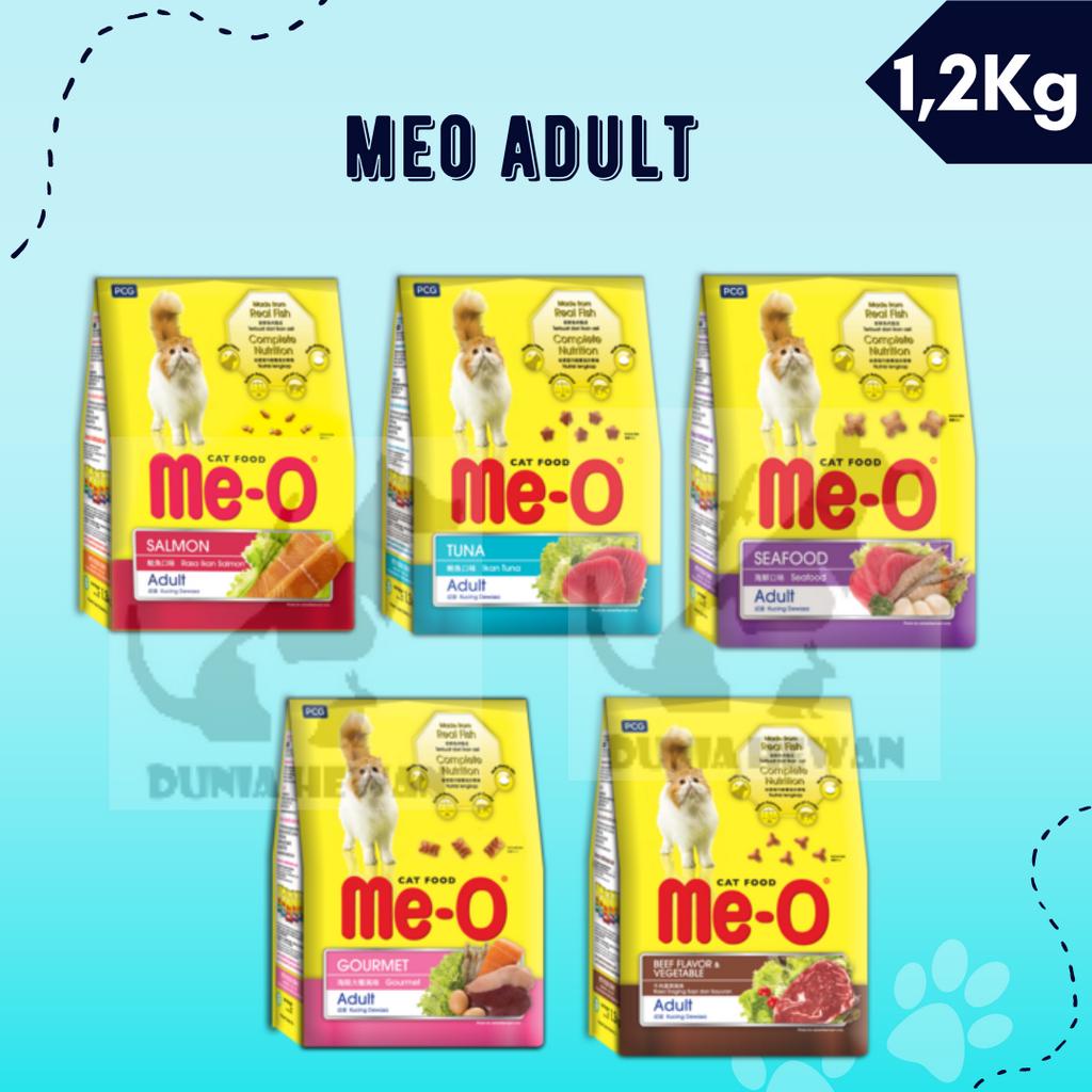 Meo Me-O Adult Tuna/Salmon/CHICKEN/SEAFOOD/BEEF/GOURMET 1.1kg 1.1 kg 1,1kg 1,1 kg / 1,2kg 1.2 kg 1.2 kg 1,2 kg