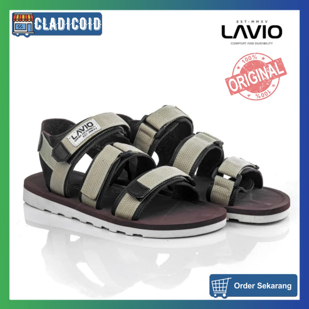 SANDAL DISTRO PRIA ORIGINAL SLIDE KUALITAS PREMIUM, KEREN TERBAIK COCOK UNTUK FORMAL LAVIO MAGNA