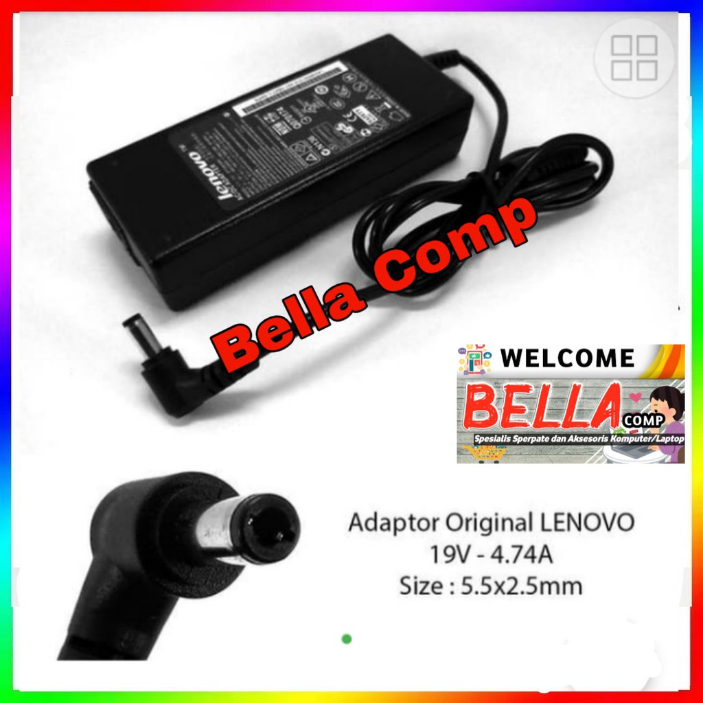 Adaptor Charger Lenovo IdeaPad Y Series Y530 Y550 Y650 Y73 Y330 Y430 Y450 Y510 U1 U3 S5 W3 W7 Z3 f41