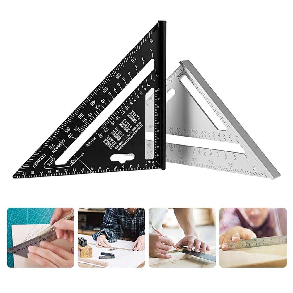 POPULAR Populer Penggaris Segitiga Kualitas Tinggi Untuk Bangunan Framing Tools Gauges Metric Measuring Ruler