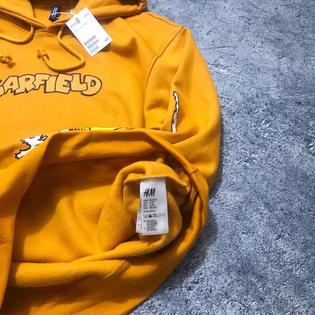 Jaket Sweater Hoodie GARFIELD – Yellow Edition Trendy Casual Unisex Good Brand Quality Stylish