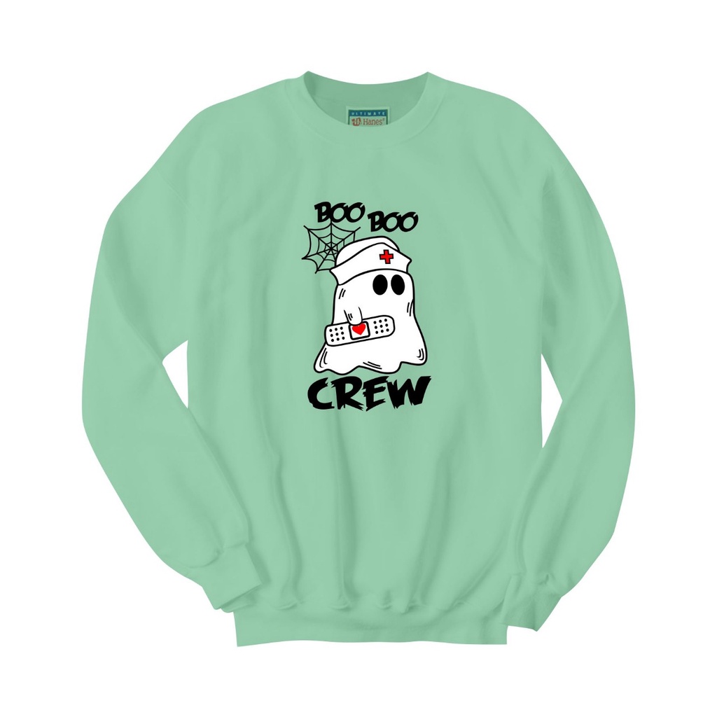 SWEATER CREWNECK BOO BOO CREW PRIA/WANITA