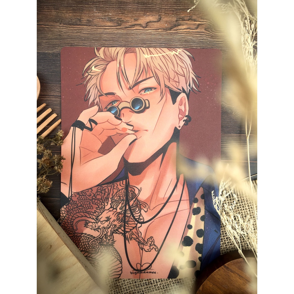 Jujutsu Kaisen JJK Artprint/Kertas Ganteng/Poster/Photocard A5 (PREMIUM QUALITY)-Kento Nanami