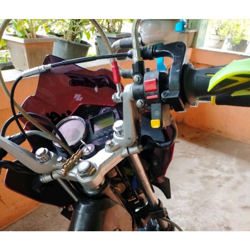 Saklar Switch Kanan Motor Starter Engine On Off Cut Off Klakson TOMBOL MERAH KUNING MURAH