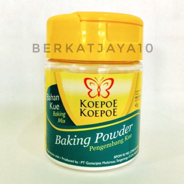 Baking Powder Koepoe koepoe pengembang kue 45 gr kupu kupu murah