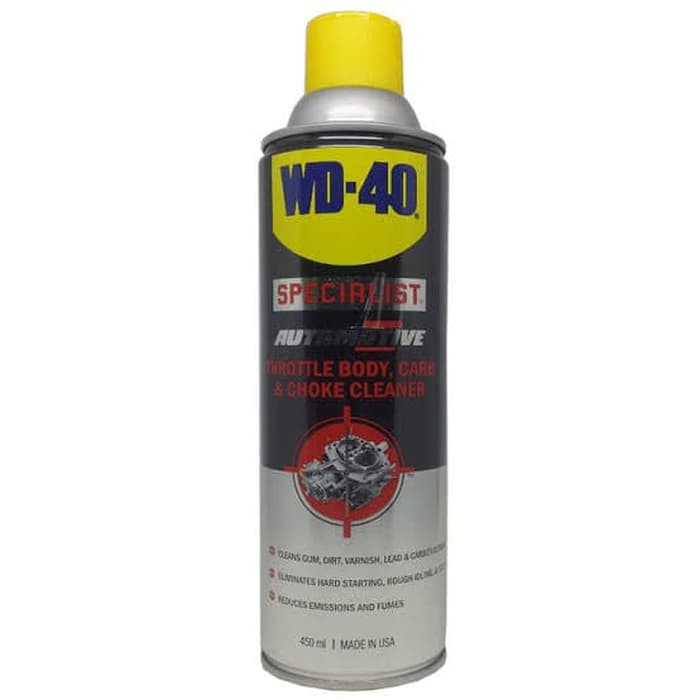 Pelumas Anti Karat merk WD40 model Trothle Body &amp; carburator -450ML