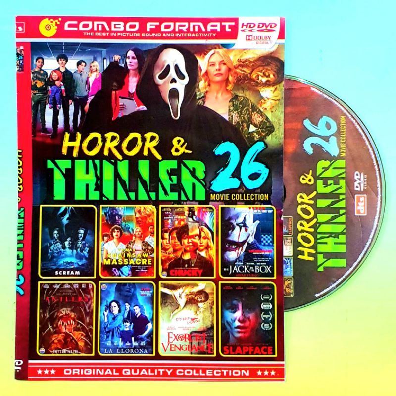 KASET MOVIE KOLEKSI 8 JUDUL FILM HOROR&THILLER-FILM HOROR TERBARU 2022-KASET DISC VIDEO FILM BOX OFF