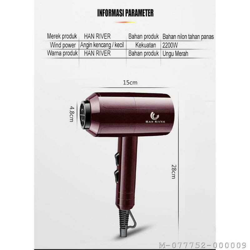 HAIR DRYER HAN RIVER