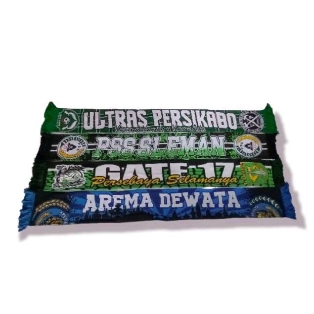 SYAL / SCARF PERSIKABO SLEMAN PERSEBAYA AREMA 14 GET SPESIAL