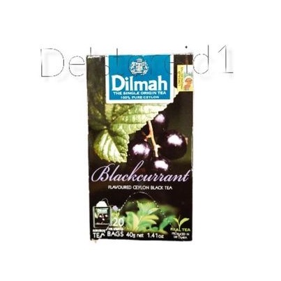 

Dilmah blackcurrant flavoured ceylon black tea 20 tea bag 40 gr