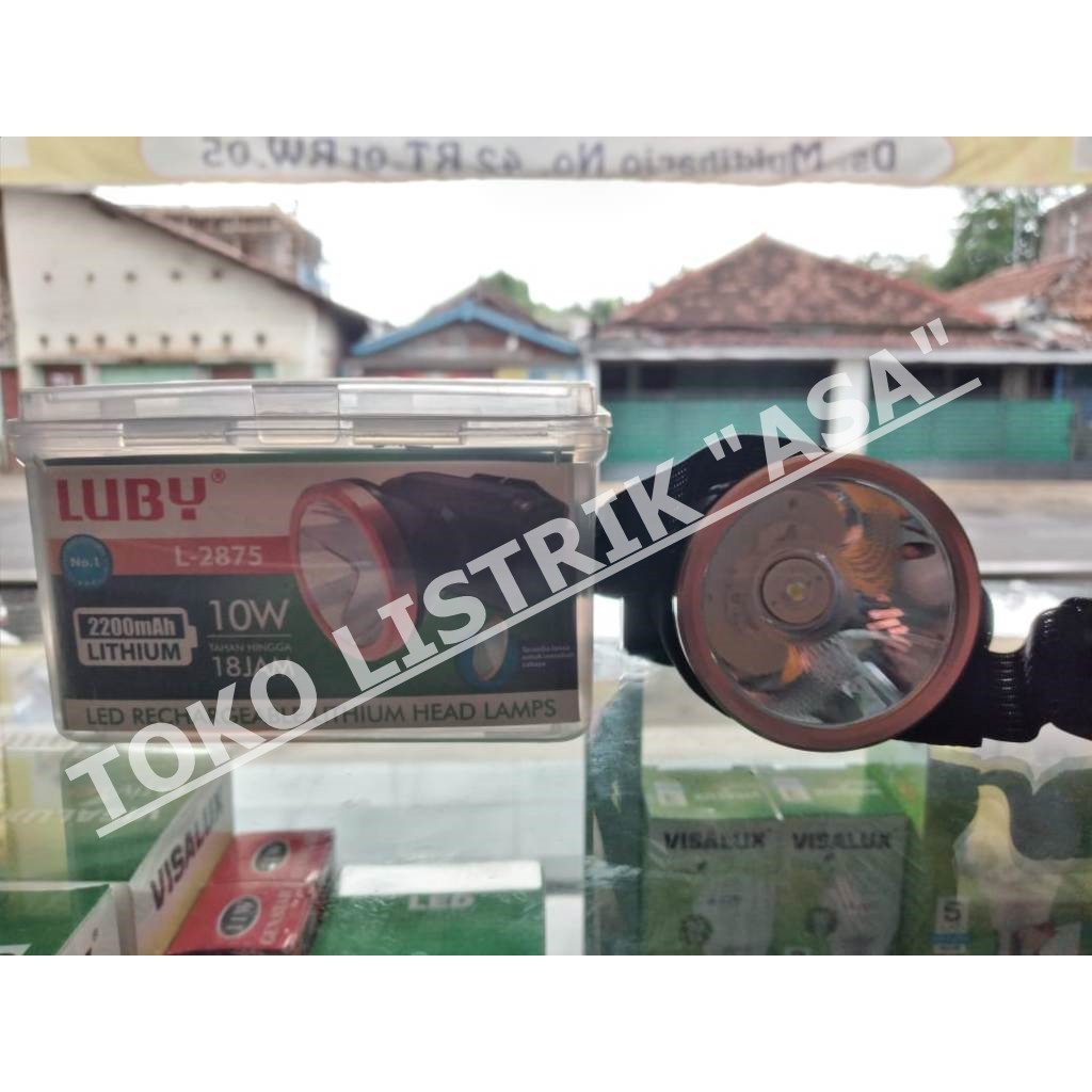 Lampu Senter Kepala LED Luby