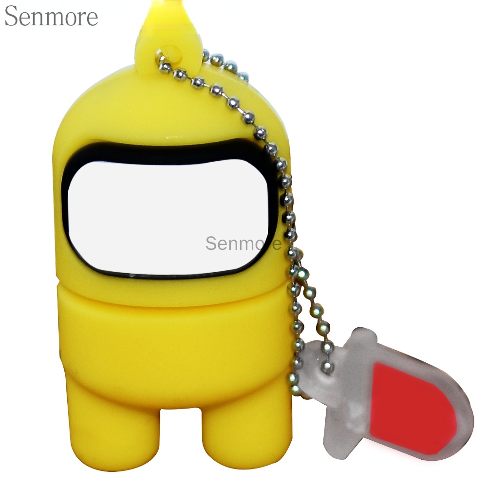 Pendrive Kacamata Hitam Kuning 128GB 32GB 16GB 8GB 1GB 2TB Desain Kartun Bahan Silikon