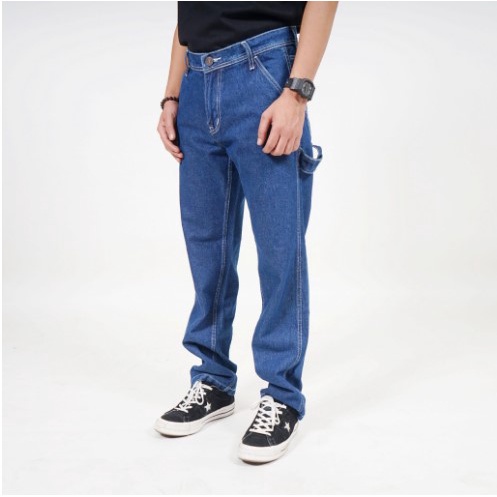 CELANA PANJANG DENIM PRIA SUPER EGO | SCARP DARK BLUE