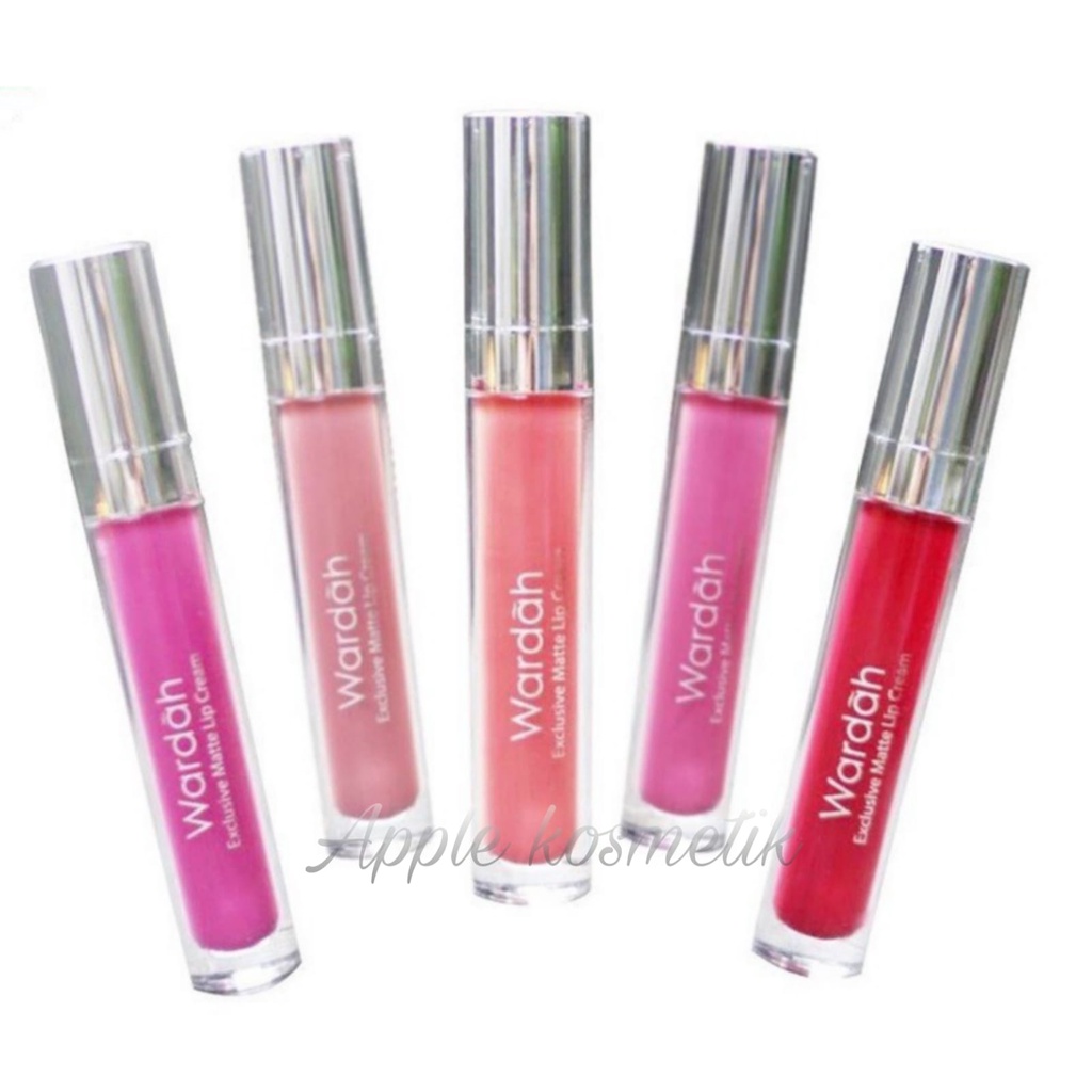 WARDAH LIP CREAM / LIPSTICK WARDAH EXCLUSIVE BPOM NEW !!