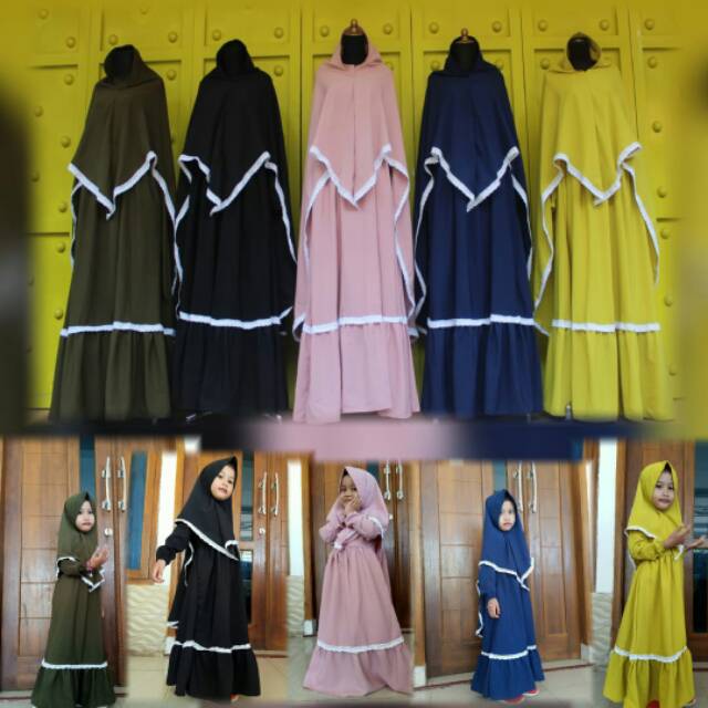 Gamis set Syari Monalisa Butik