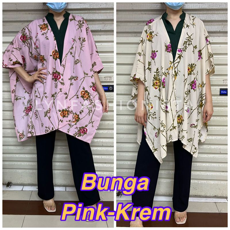 (MAX BB100 KG)OUTER JUMBO WANITA KALONG MOTIF SONGKET/KARDIGAN WANITA JUMBO MOTIF BUNGA/8866