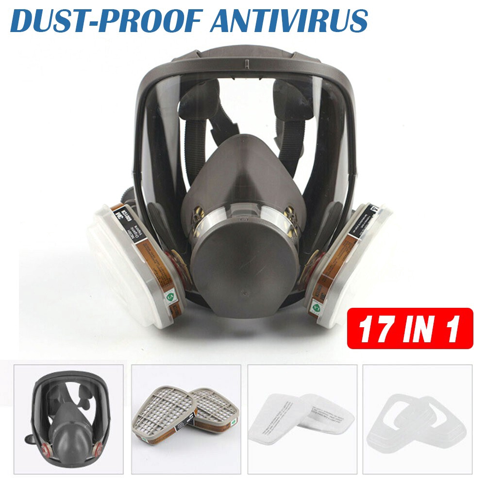 Download Masker Respirator Full Face Vapour Untuk 3m 6800 Spray Paint 17 In 1 Shopee Indonesia PSD Mockup Templates