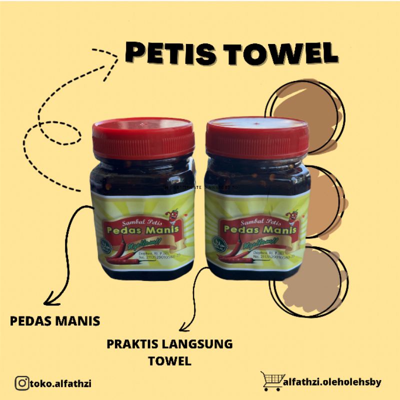 

✨Oleh-Oleh Surabaya✨ Petis Merah Ikan+Bumbu Towel/Mercon