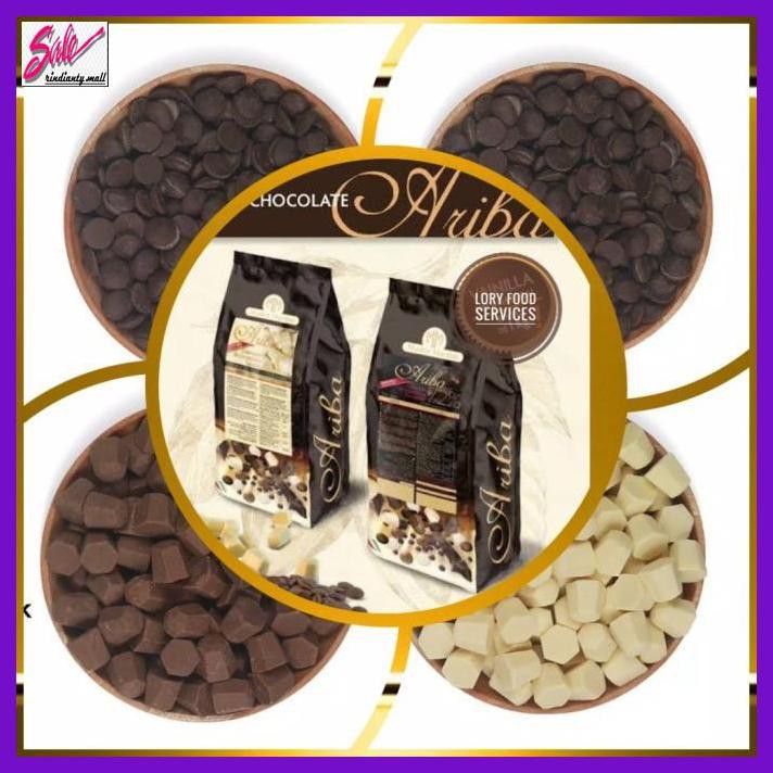 

SAKMACOKLAT- BEST SELLER! MASTER MARTINI ARIBA CHOCOLATE COUVERTURE 100 GR - DARK 54% -MAKANAN-