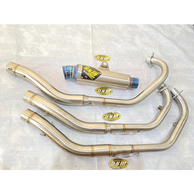Knalpot Dsm 25 blue sonic cbr vixion Bkn DPJ BSS RMS CTS