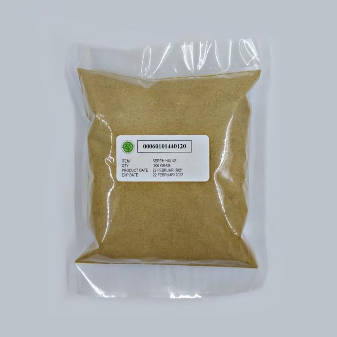 

bumbu SEREH HALUS 200 GR KUALITAS PREMIUM 100% ASLI
