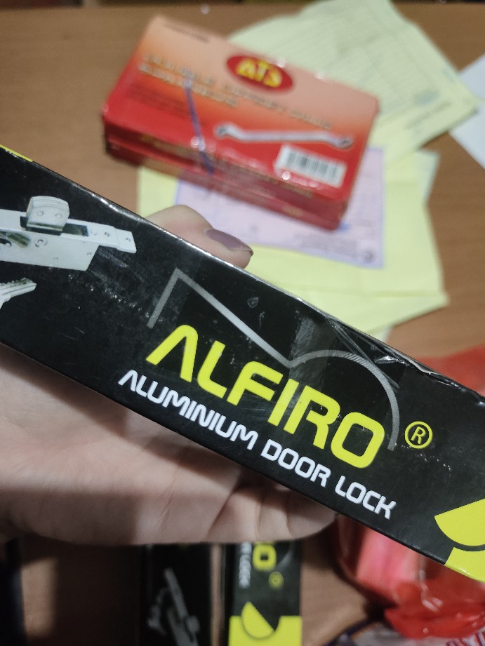 Kunci Swing Aluminium / Kunci Pintu Aluminium Set Faster 41054 / Alfiro 9123