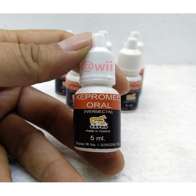 KEPROMEC ORAL 5ml obat kutu jamur scabies gudik demodex anjing kucing