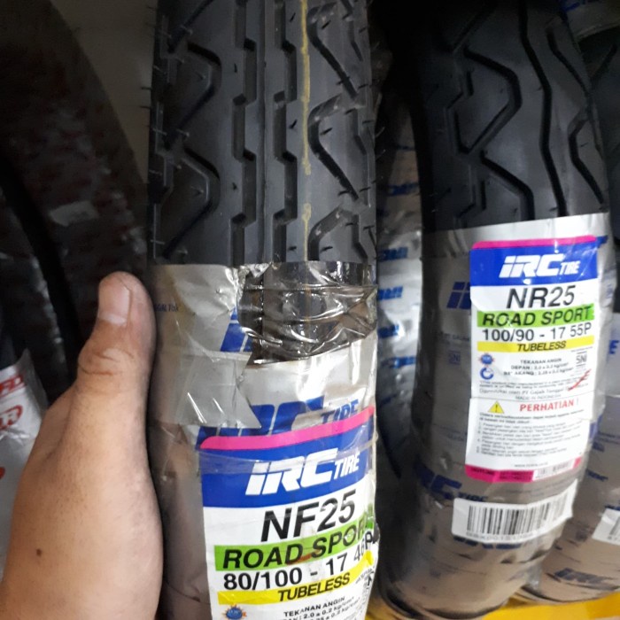 BAN TUBLES IRC 80/100-17 NF 25 BAN TUBLES IRC MOTOR MEGAPRO VERZA