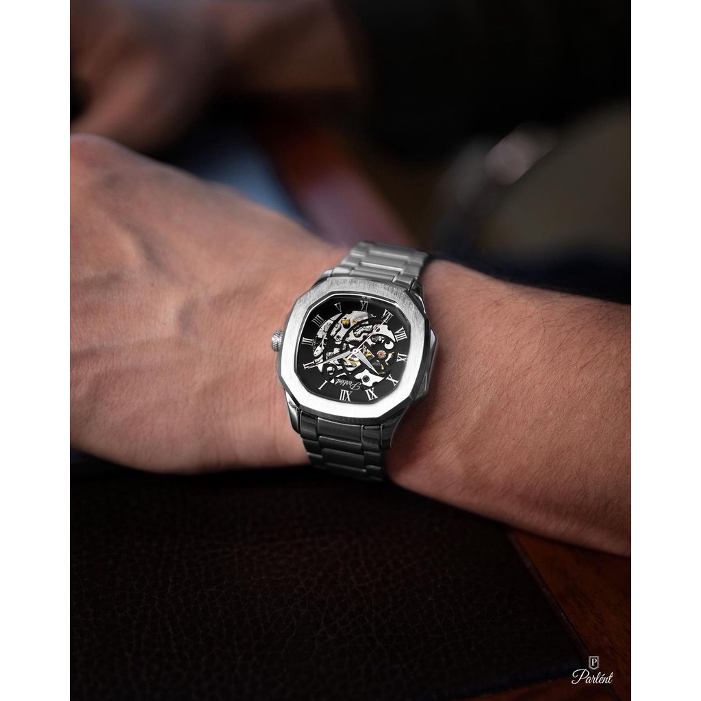 Jam Tangan Pria Parlent Gallant Vortex Steel