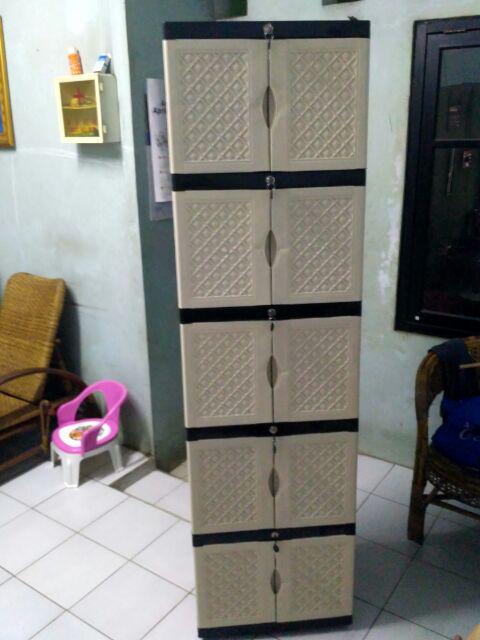 Lemari Plastik / Lemari Pakaian Susun 5