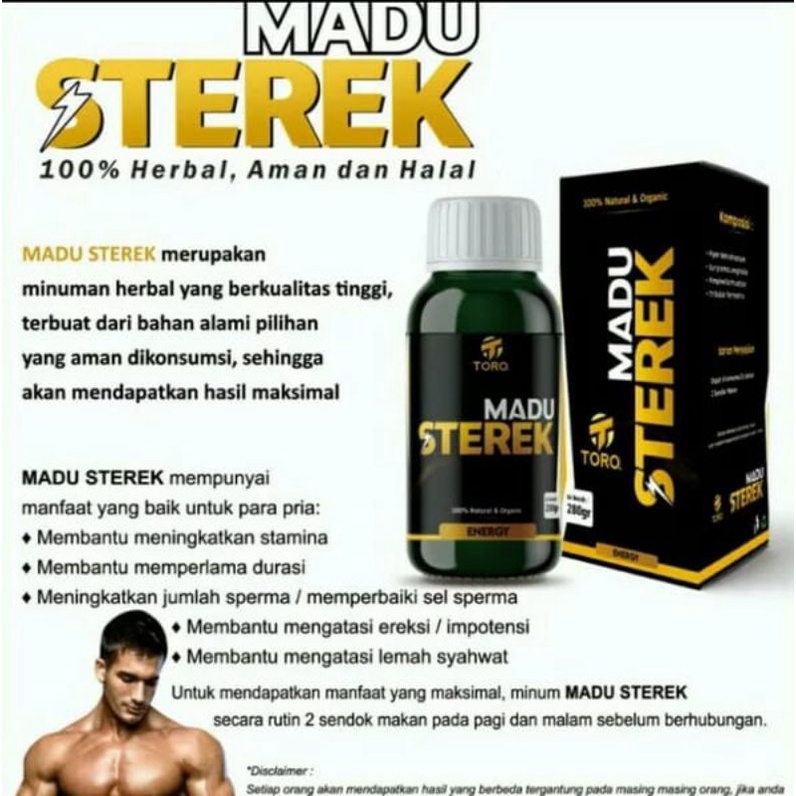 

Madu Sterek Stamina Pria 280grm