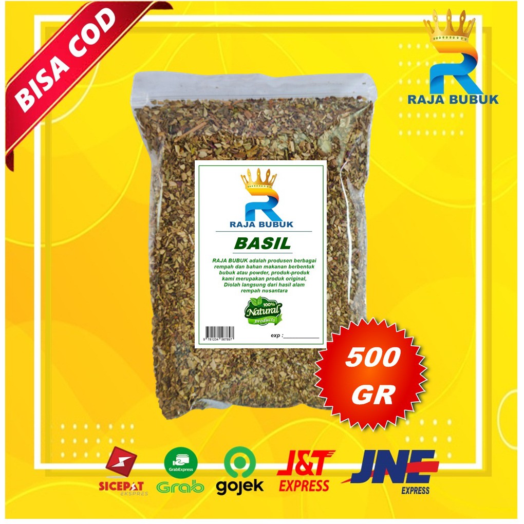 

BASIL ASLI KUALITAS PREMIUM RAJA BUBUK ISI 500 GRAM