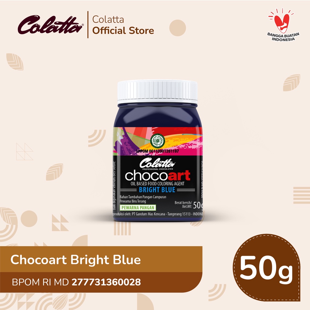 

Colatta Chocoart Bright Blue - Pewarna Makanan 50g