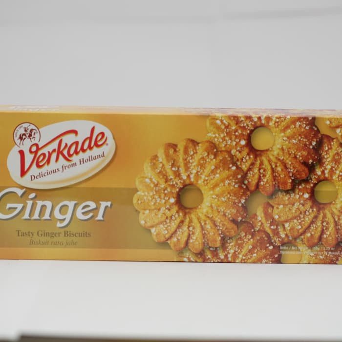 

Terlaris Biscuit Verkade Ginger Biskuit jahe dengan taburan gula 150gr Lezat