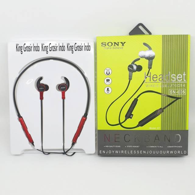 Headset Bluetooth Sport SONY SN-005 Wireless Bluetooth Earphone Handsfree