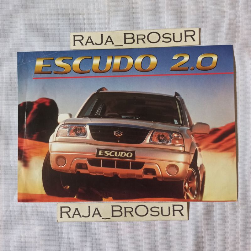 Poster brosur jadul lawas Suzuki Escudo 2.0