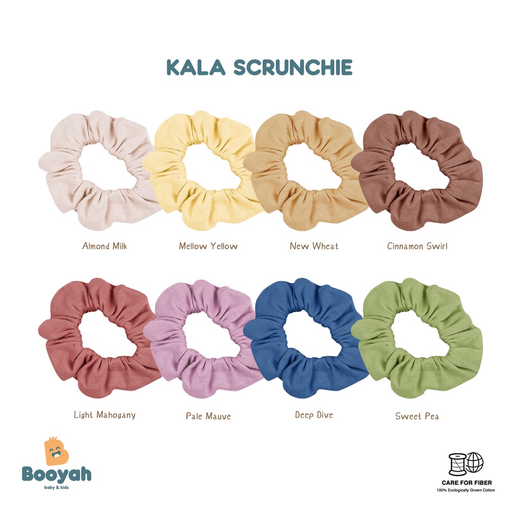 Booyah Scrunchie / Ikat Rambut Anak Perempuan / Aksesoris Rambut / Tali Karet