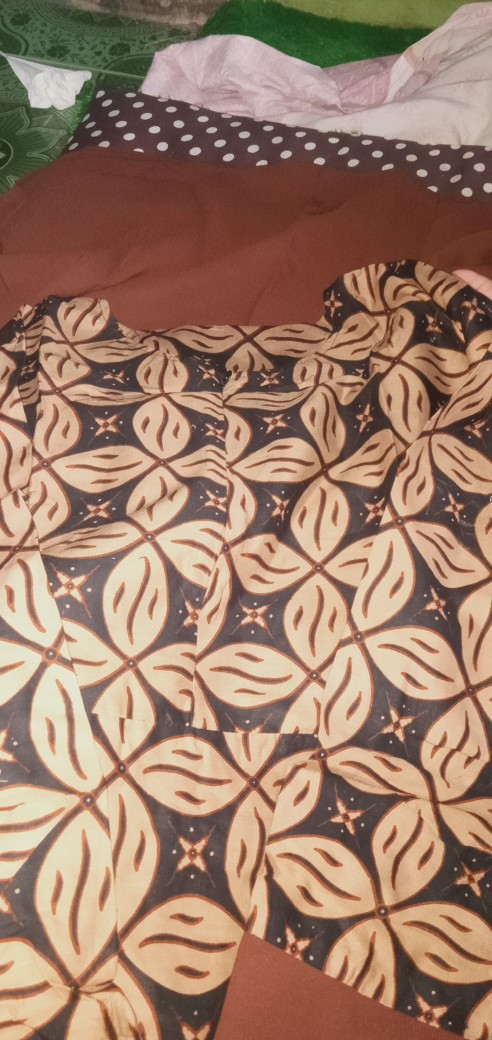 Gamis Batik Manggar,sekar,cantik, Kubis,kupu,padi,daun/cod